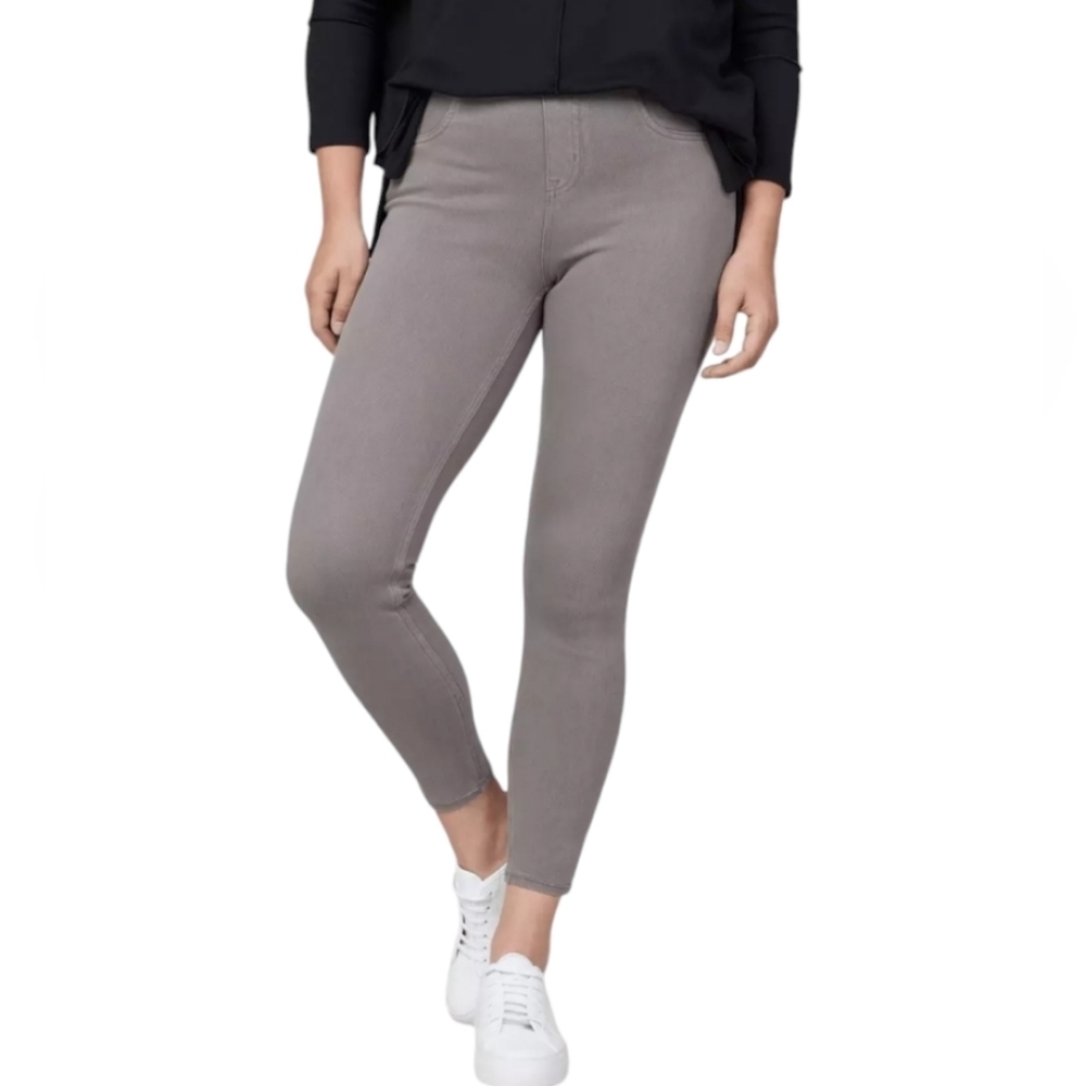 Spanx Skinny Stretch City Chic Comfort Lounge Shapewear Grey Jeggings - Women's
